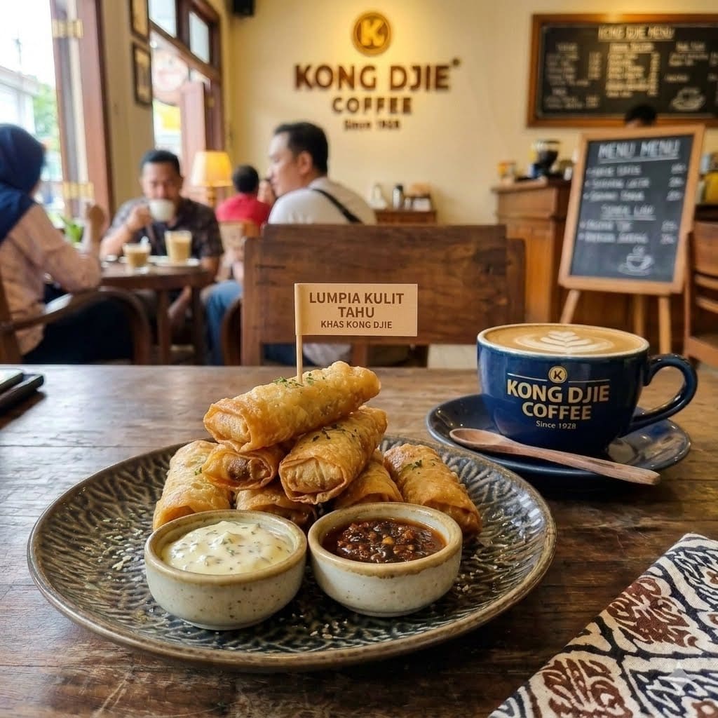 LUMPIA KULIT TAHU Kedai Kopi Kong Djie